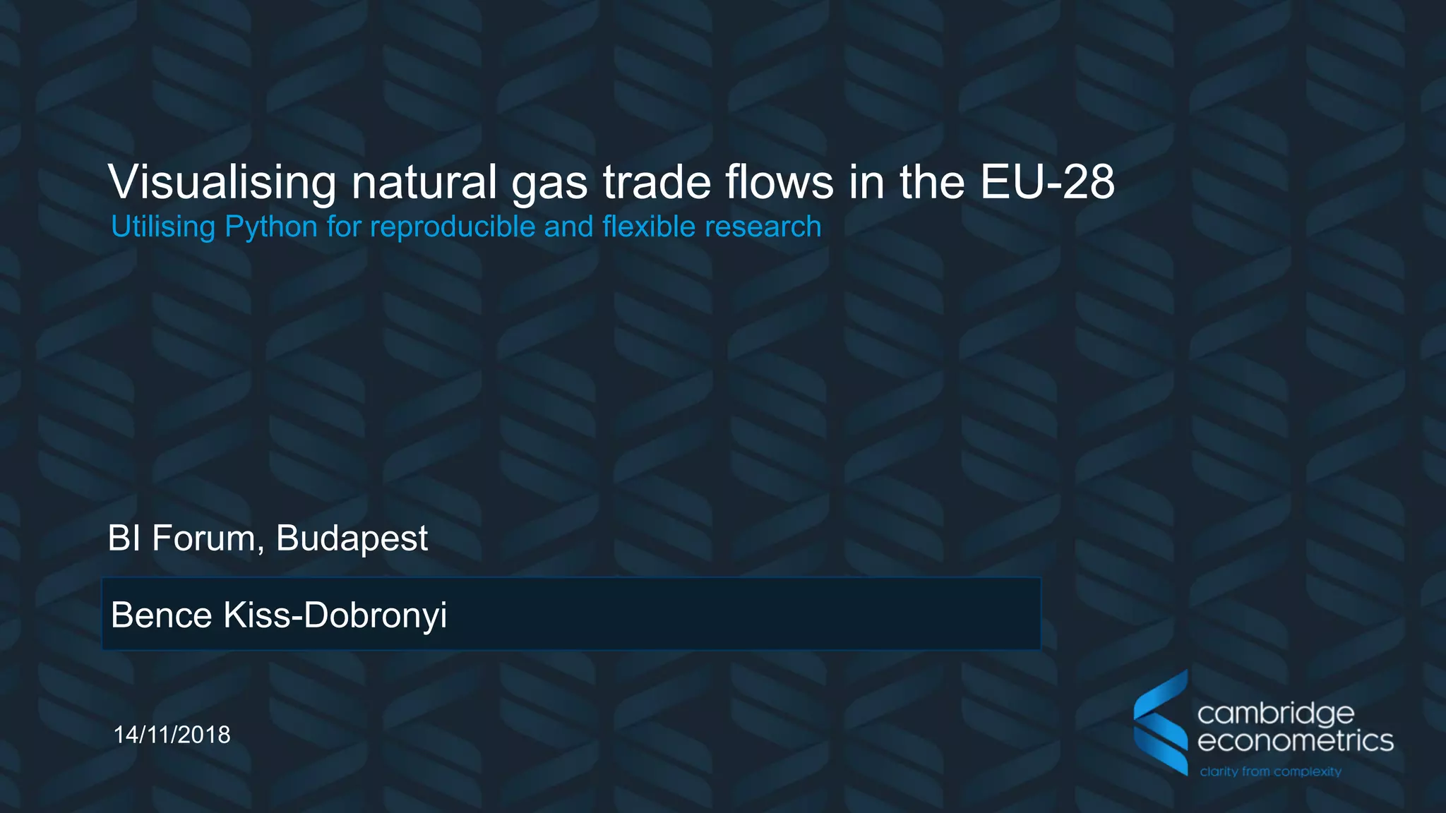 Visualising natural gas trade flows in the EU-28 with Python Dash | PPT