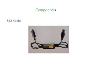 Components
USB Cables
 