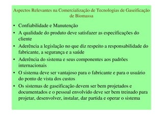 Tecnologias de Limpeza de Gases
 
