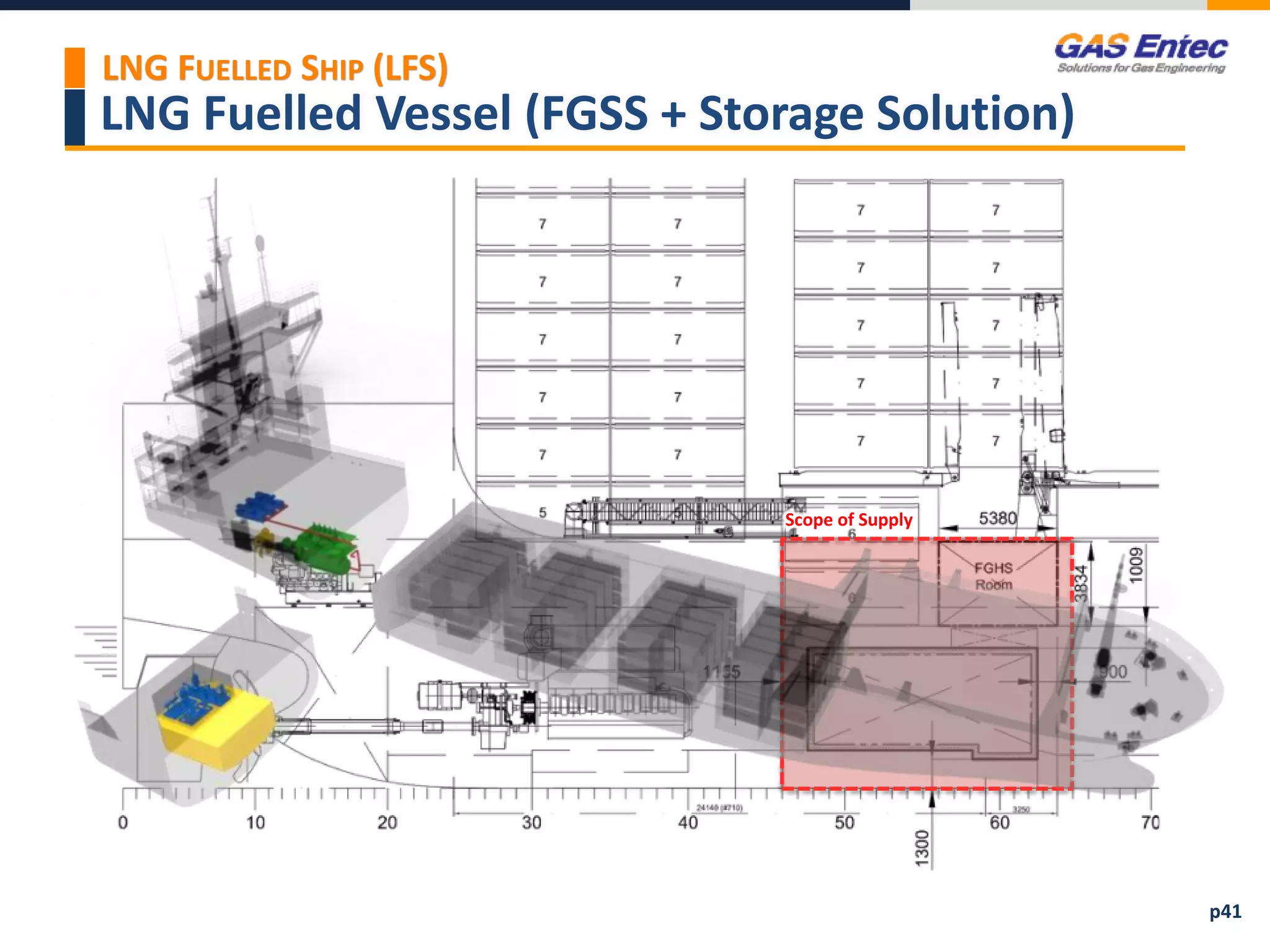 LNG Fuelled Vessel (FGSS + Storage Solution)
LNG FUELLED SHIP (LFS)
p41
Scope of Supply
 