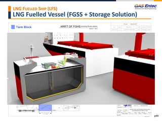 LNG Fuelled Vessel (FGSS + Storage Solution)
p44
LNG FUELLED SHIP (LFS)
 