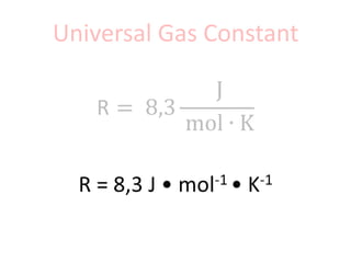 Universal Gas Constant

 