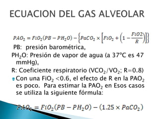 Gases arteriales | PPTX | Lung and Respiratory Health | Diseases and ...