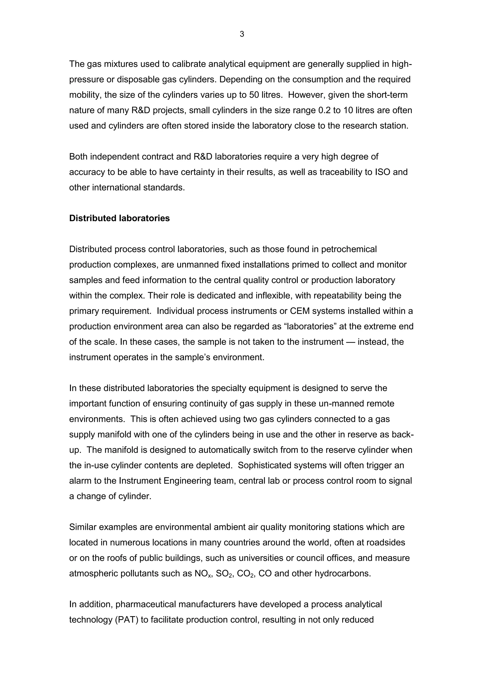 Specialty gases: essential for research, production & quality control | PDF 