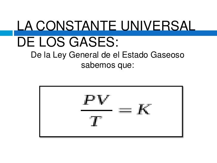 Gases ideales