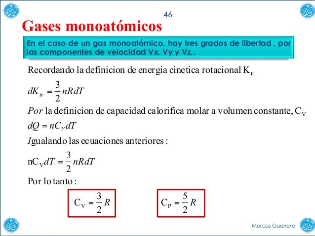 Gases ideales y su teoria cinética