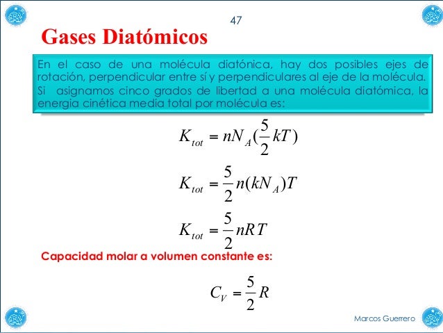 Gases ideales y su teoria cinética