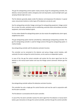 gas fire extinguish system | PDF