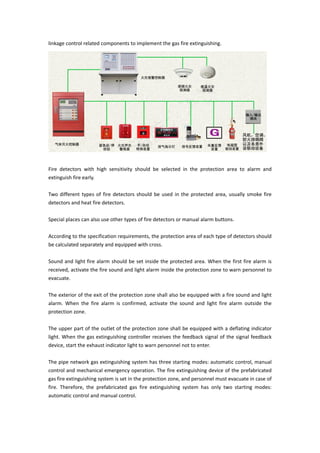 gas fire extinguish system | PDF