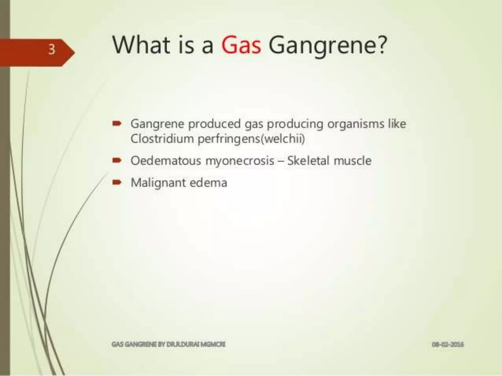 Gas gangrene PPT