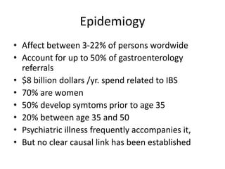 irritable bowel syndrom (IBS) Slide 5