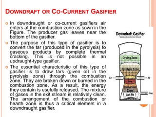 Gasification and types of gasifiers | PPTX