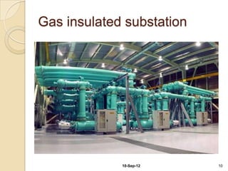Gas insulated substation




             10-Sep-12     10
 