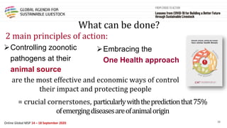 Framing presentation on animal health and animal welfare perspective, predict, prevent and control of emerging zoonosis