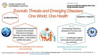 Framing presentation on animal health and animal welfare perspective, predict, prevent and control of emerging zoonosis