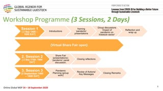 Summary of the Africa 1 Regional Multi Stakeholder Online Meeting