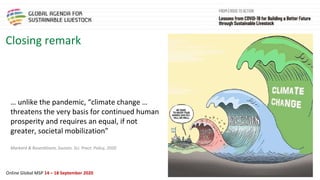 Framing presentation on the livestock sector, the pandemic, climate change and natural resource use in sub-Saharan Africa