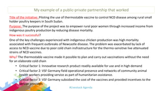 Improving collaboration between research and the private sector to accelerate livestock innovation for sustainability into use