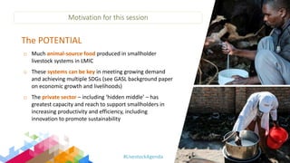 Improving collaboration between research and the private sector to accelerate livestock innovation for sustainability into use