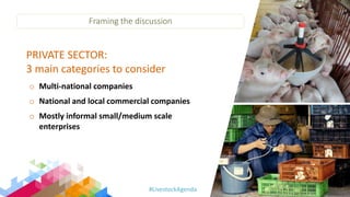 Improving collaboration between research and the private sector to accelerate livestock innovation for sustainability into use