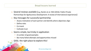 Improving collaboration between research and the private sector to accelerate livestock innovation for sustainability into use