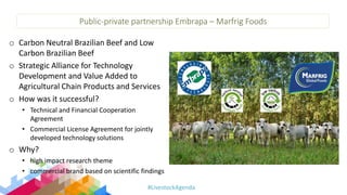 Improving collaboration between research and the private sector to accelerate livestock innovation for sustainability into use: EMBRAPA experiences with sustainable partnerships