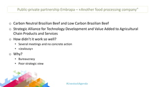 Improving collaboration between research and the private sector to accelerate livestock innovation for sustainability into use: EMBRAPA experiences with sustainable partnerships