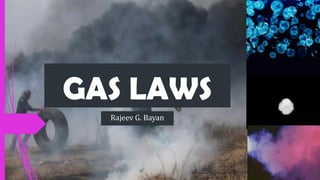 GAS LAWS
Rajeev G. Bayan
 