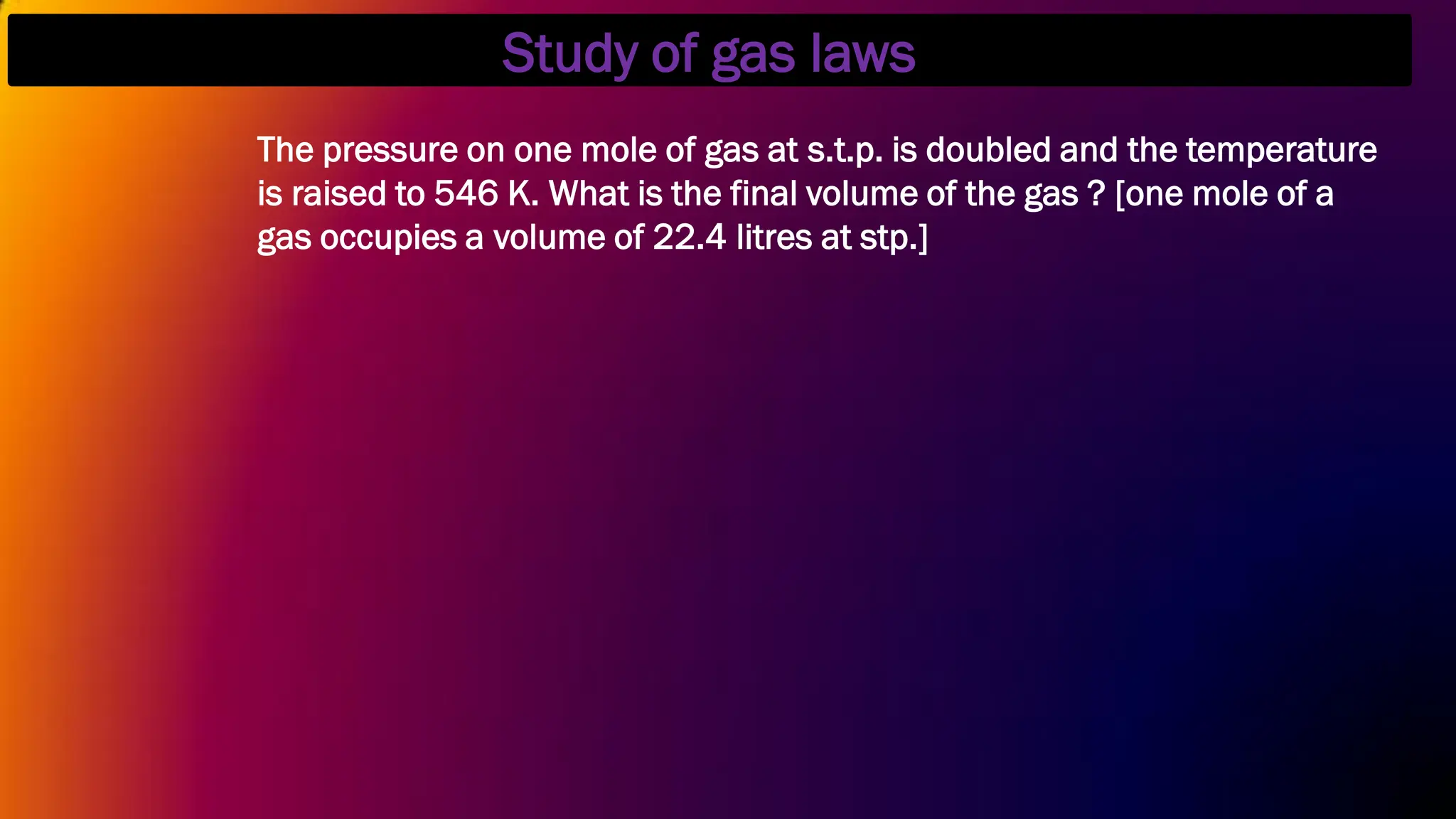 Gas One Example gas law numericals .pdffghuuffgytghuuttfffghhhh | PDF