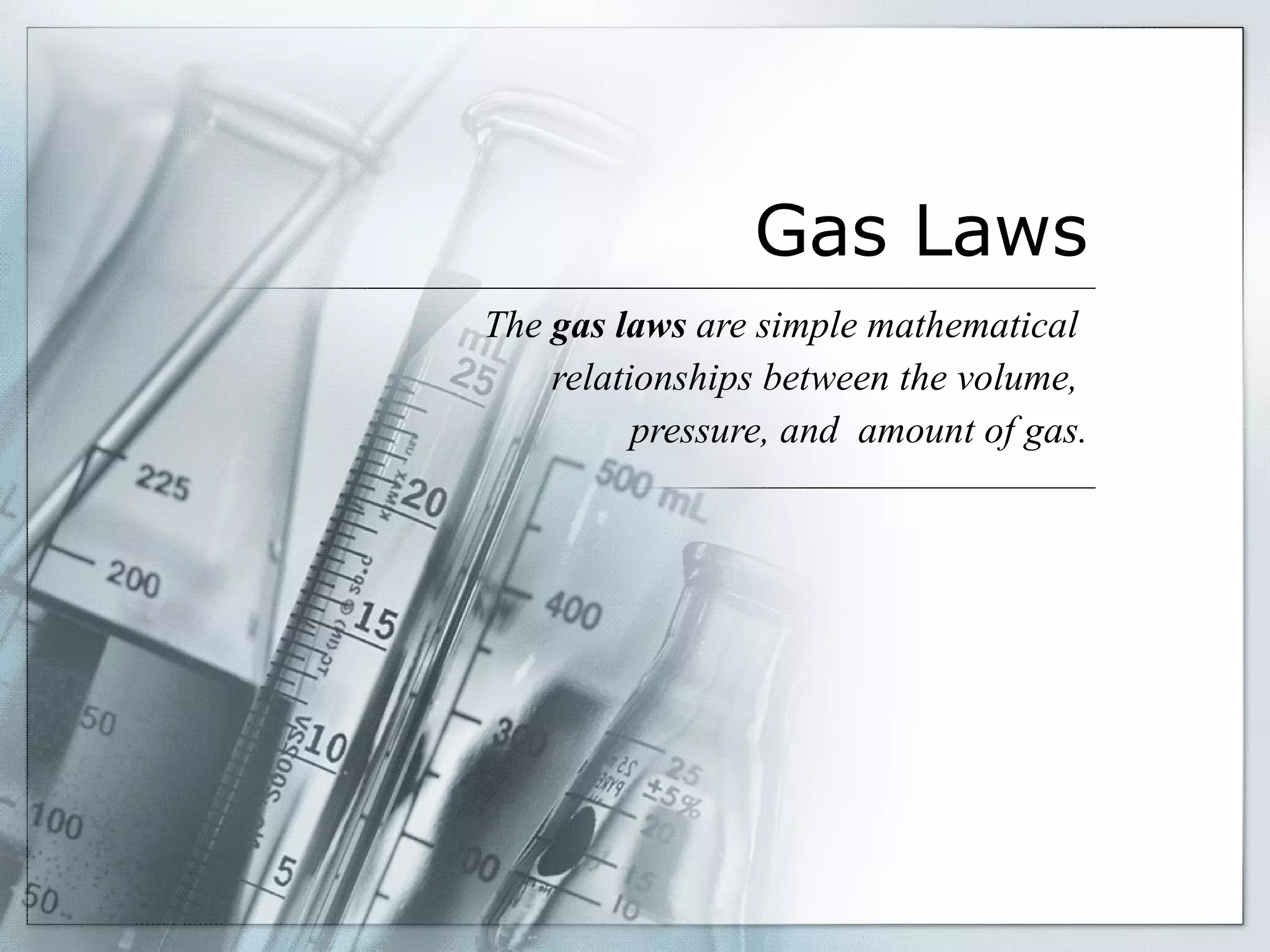 Gas laws Diagrams PPT