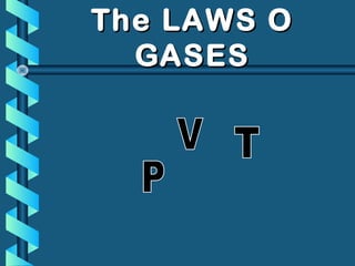 The LAWS OThe LAWS O
GASESGASES
 
