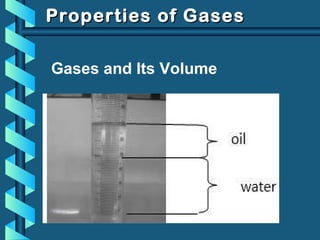 Properties of GasesProperties of Gases
Gases and Its Volume
 