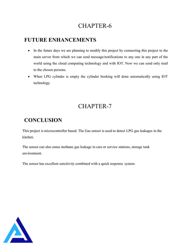 Gas leakage detection system | PPTX
