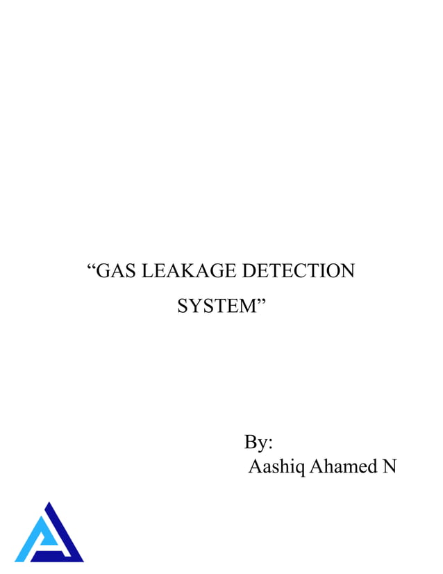 Gas leakage detection system PDF