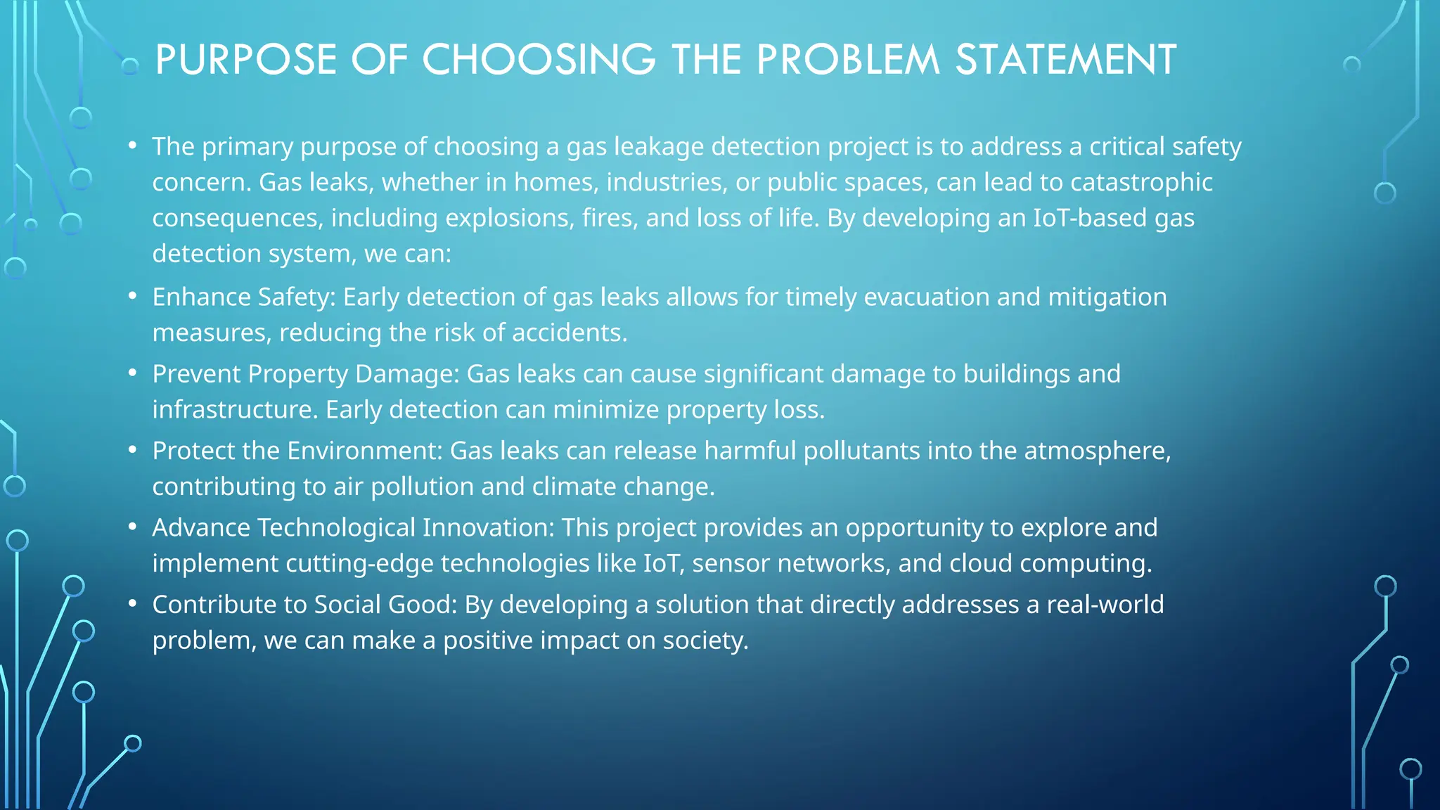 Gas leakage detector.pptx of gas problems | PPT