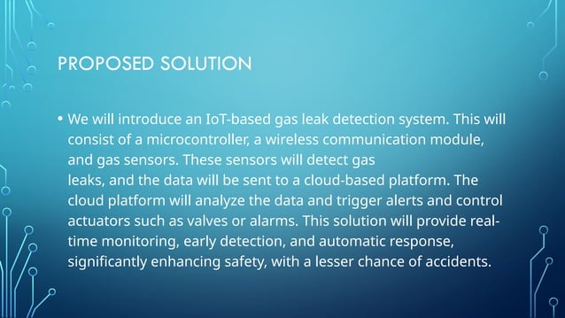 Gas leakage detector.pptx of gas problems | PPT