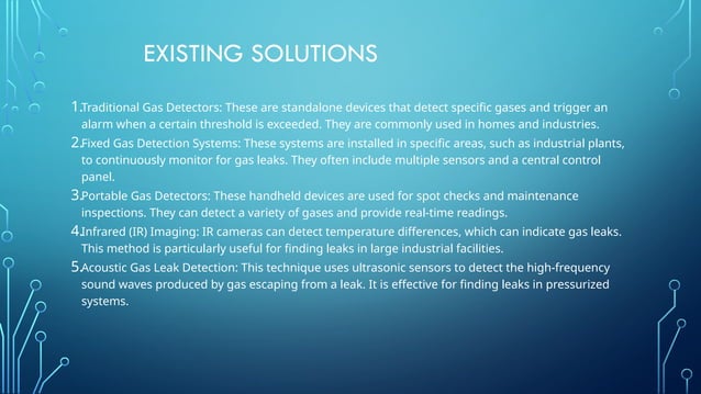 Gas leakage detector.pptx of gas problems | PPT