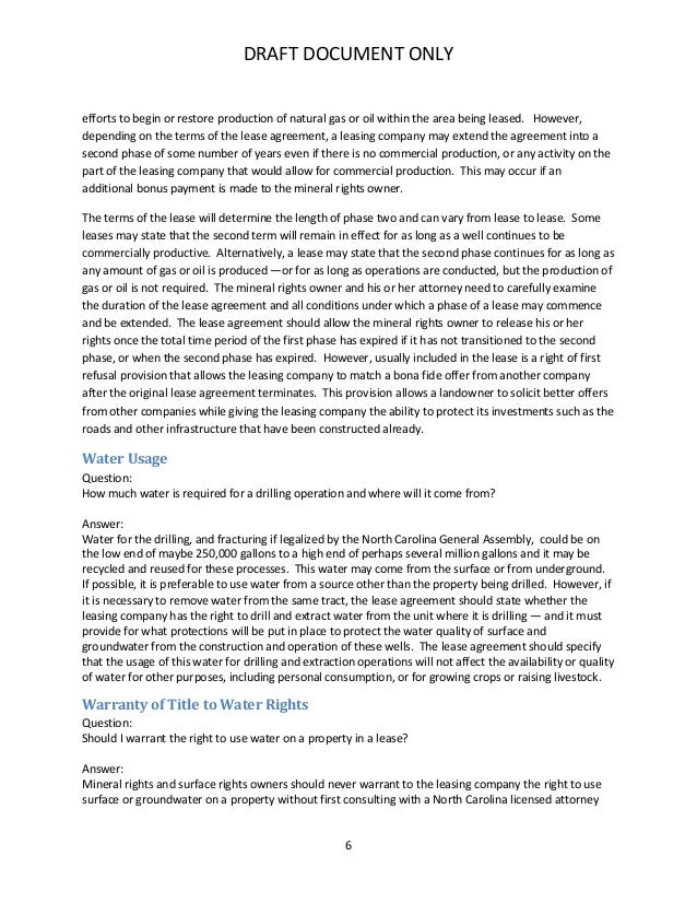 water lease agreement rights Leasing Education Oil Gas and Packet Landowner Rights