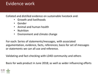 An update on the Global Livestock Advocacy for Development project