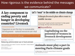 An update on the Global Livestock Advocacy for Development project