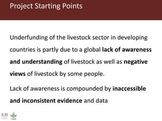 An update on the Global Livestock Advocacy for Development project