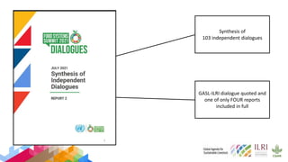 Global Agenda for Sustainable Livestock (GASL) and the UN FSS