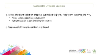 Global Agenda for Sustainable Livestock (GASL) and the UN FSS