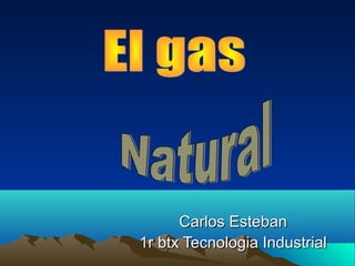 Carlos Esteban
1r btx Tecnologia Industrial
 