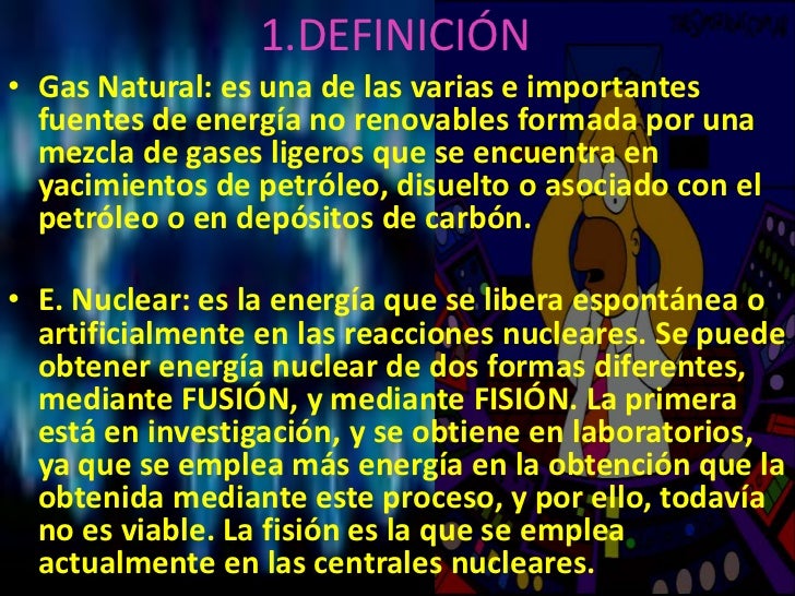 GAS NATURAL Y ENERGÍA NATURAL