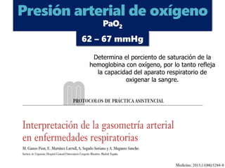 Gasometría arteriovenosa | PPTX