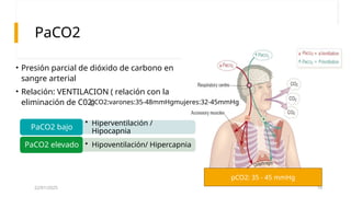 GASOMETRIA toma e interpretacion de resultados | PPTX