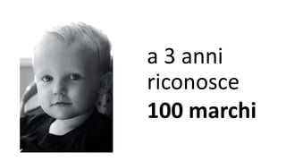 a 3 anni
riconosce
100 marchi
 