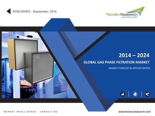 GLOBAL GAS PHASE FILTRATION MARKET
MARKET FORECAST & OPPORTUNITIES
2014 – 2024
PUBLISHED : September, 2019
M A R K E T I N T E L L I G E N C E . C O N S U L T I N G www.techsciresearch.com
 