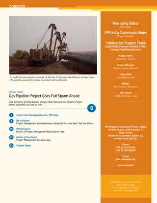 Gas pipeline project goes full steam ahead india | PDF